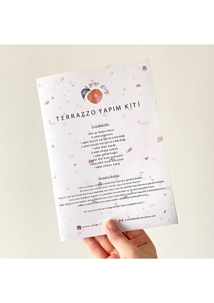 Elite Terrazzo Tabak Yapım Kiti 1 Adet