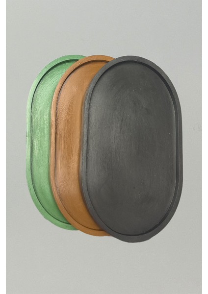 Elite Oval Beton Tabak 1 Adet