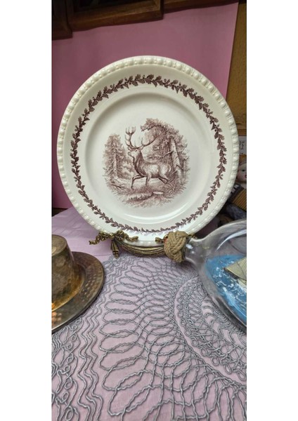Elite Villeroy&boch Porselen Yaban Hayatı Temalı Duvar Tabakları 28 cm 1 Adet