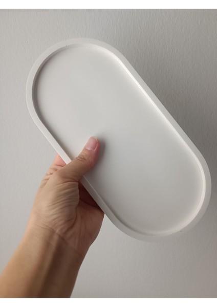 Elite Dekoratif Büyük Oval Tabak 1 Adet