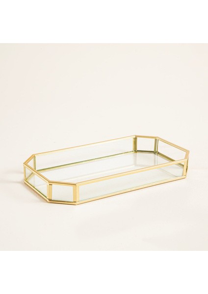 Elite Flowers Tepsi 25X14 cm Gold 1 Adet