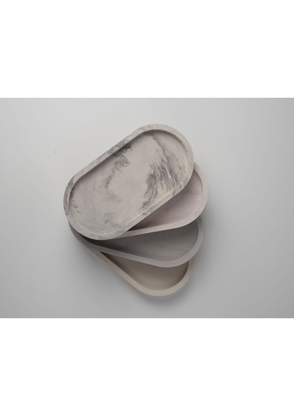 Elite Dekoratif Beton Tabak - Takı Tabağı - Anahtarlık - 9,5X17 / 11,5X20 1 Adet fırsatları