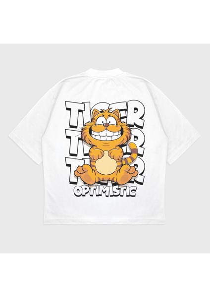 "tiger Optimistic" Unisex T-Shırt