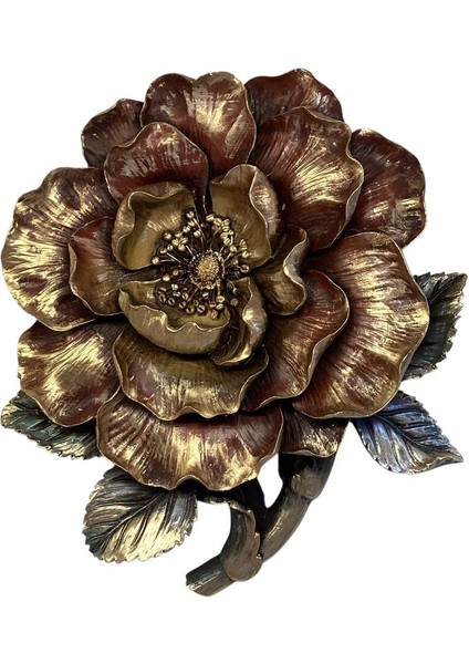 Balkon Teras Duvar Süsü Kahve Renkli Çiçek Duvar Süsü fiyatları