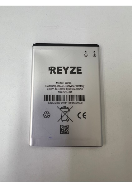 Reyze Huwaie Gm8 Go Batarya fiyatları