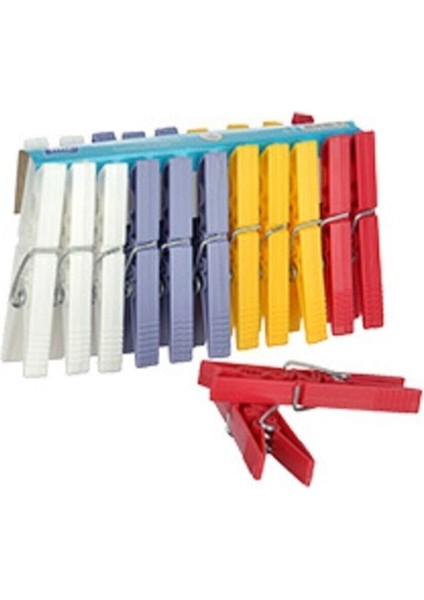 Titiz Tp 671 Cameon Mandal 24'lü, Turuncu, Plastik, Renkli, Eşsiz ve Şık Tasarım