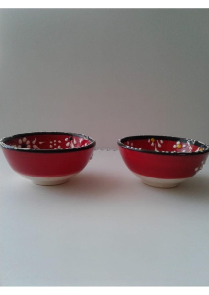 Elite El Sanatları Desenli Çini Çerezlik ve Sosluk 8 cm 12 Adet 1 Adet