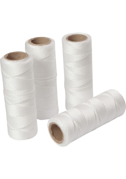 Beyaz Çırpı İpi 100 Gr, 6'lı Paket, Dayanıklı Plastik Malzeme