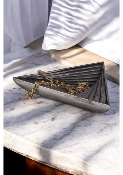 Takı Tabağı Takı Organizeri Takı Makyaj Kozmetik Düzenleyici Altın Eskitme Renk Model 14