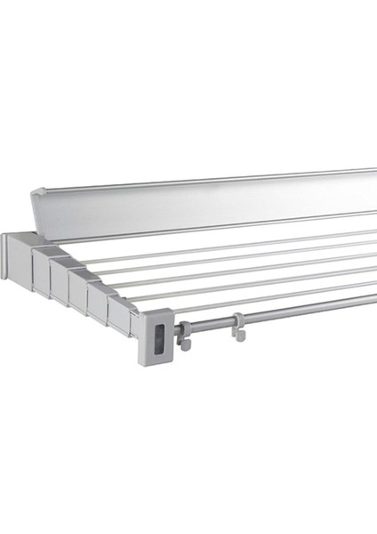 100 Cm Teleskopik Alüminyum Çamaşır Askısı Gri Renk modelleri