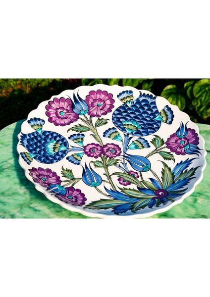 Elite Iznik Çini Tabak El Işçiliği 1 Adet