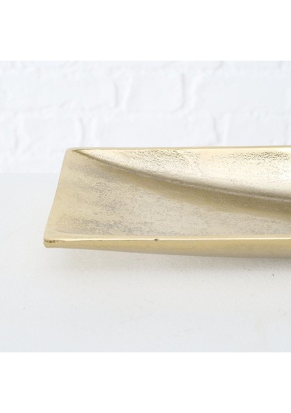 Elite 2'li Gold Dikdörtgen Dekoratif Kase 3cm-5cm Seti 1 Adet
