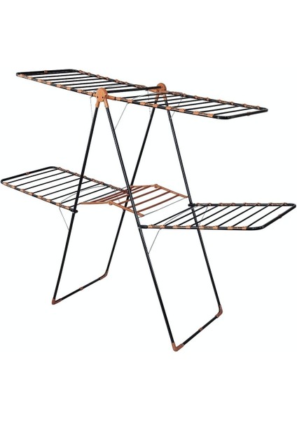 Çift Katlı Metal Çamaşır Kurutmalık, Gri, Dayanıklı ve Şık Tasarım fiyatları