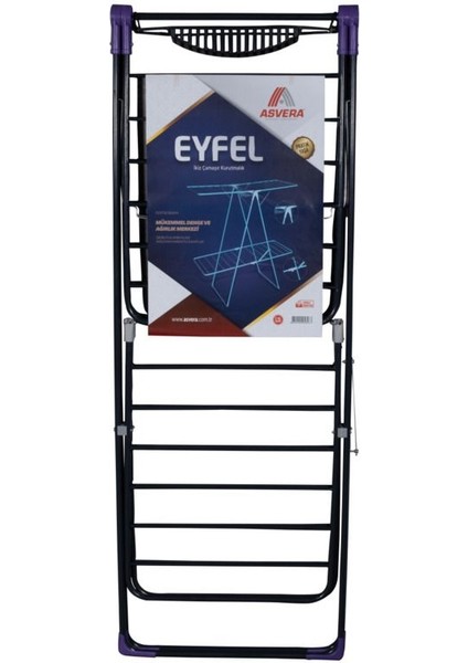 Mavi Metal Çamaşır Kurutmalık, İki Katlı, Full-hard Tasarım, Dayanıklı ve Şık Kullanım fırsatları