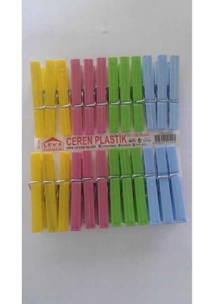 UltraNova 24 Lü Mandal, Plastik, Beyaz, Renkli, Şık ve Dayanıklı Düzenleyici Set