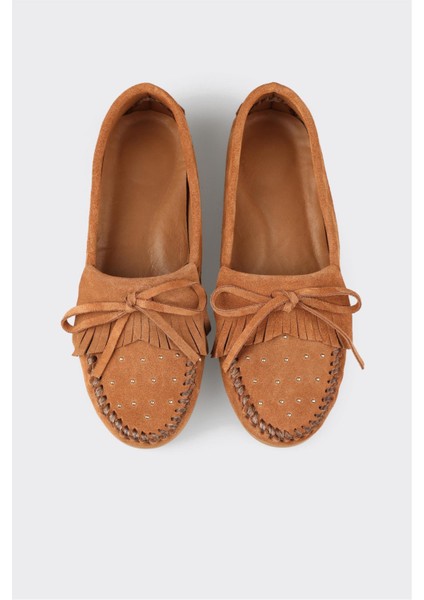 Taba Deri Kadın Günlük Ayakkabı fırsatları