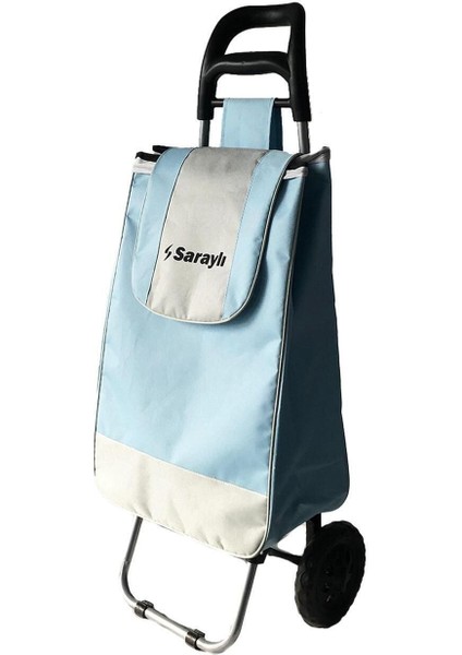 40x95 Gri Tekerlekli Pazar Arabası, Dayanıklı ve Şık Tasarım fırsatları