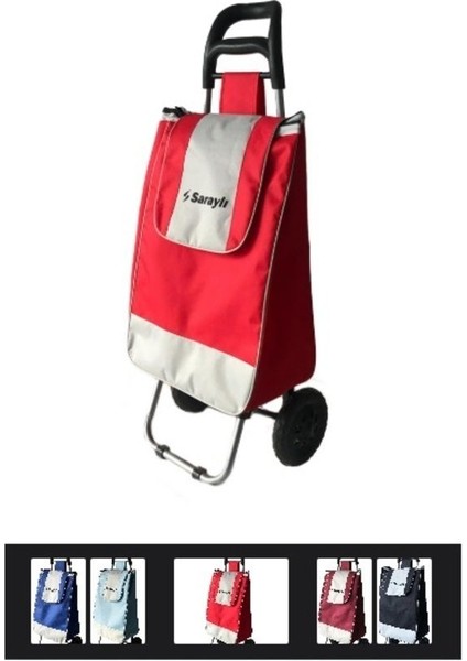 40x95 Gri Tekerlekli Pazar Arabası, Dayanıklı ve Şık Tasarım indirimleri