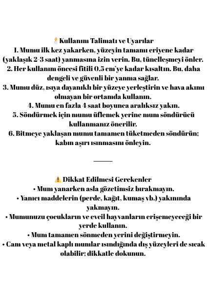 Oğlak Burcu Mum