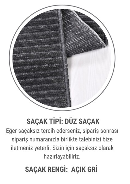 Lidya Antrasit Pamuk Dokuma Yumuşak Halı | Kaymaz Tabanlı, Yıkanabilen Modern Tasarımlı Kilim