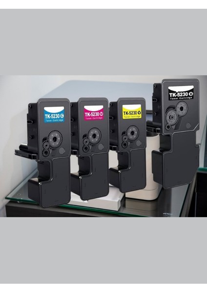 Ecosys M5521CDW Uyumlu Toner Seti TK5230 4 Renk