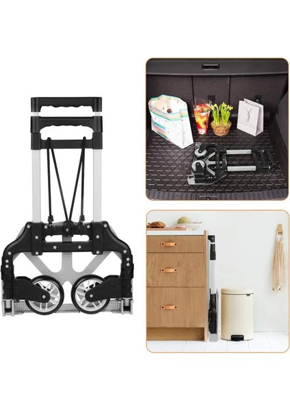 Katlanabilir El Arabası ve Çanta, Renk: Gri, Boyut: 38x59 cm fiyatları