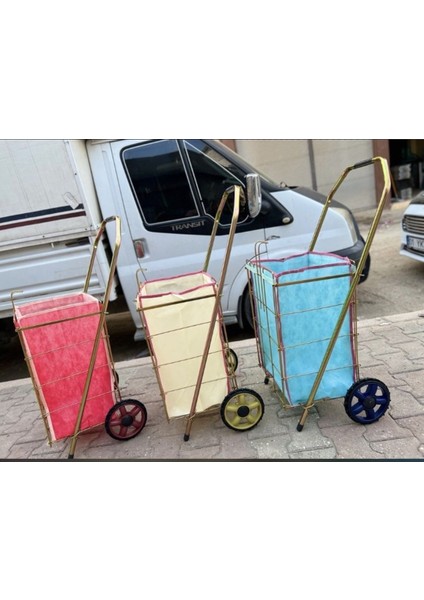 Çok Renkli Ekstra Kalın Geniş Boy 19 Mm Boru, 65 Litre Pazar Arabası fiyatları