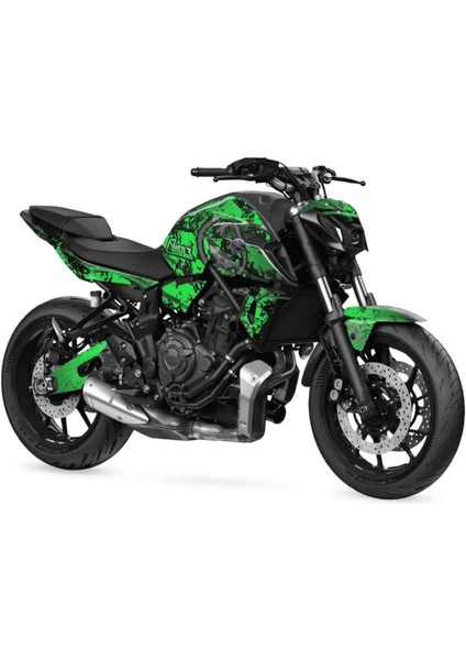 Yamaha mt 07 2020-2024 Glıht Full Body Kit Sticker Set