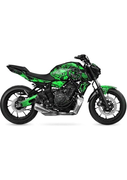 Yamaha mt 07 2020-2024 Glıht Full Body Kit Sticker Set fiyatları