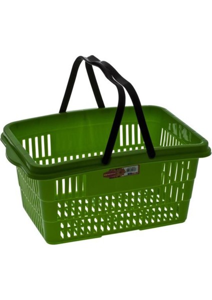 Yeşil Market Taşıma Sepeti, Çift Saplı, Dayanıklı ve Kullanışlı