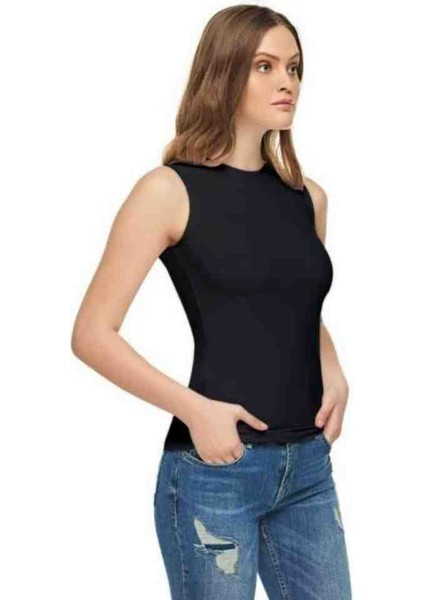 Elit Elastan Sıfır Kol Body Kadın