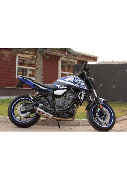Yamaha mt 07 2020-2024 Uyumlu Grı Sertlı Sticker Set Full Body Kıt Mdl2