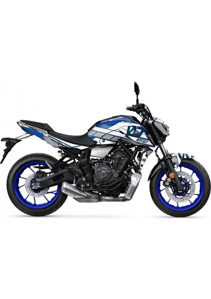 Yamaha mt 07 2020-2024 Uyumlu Grı Sertlı Sticker Set Full Body Kıt Mdl2 fiyatları