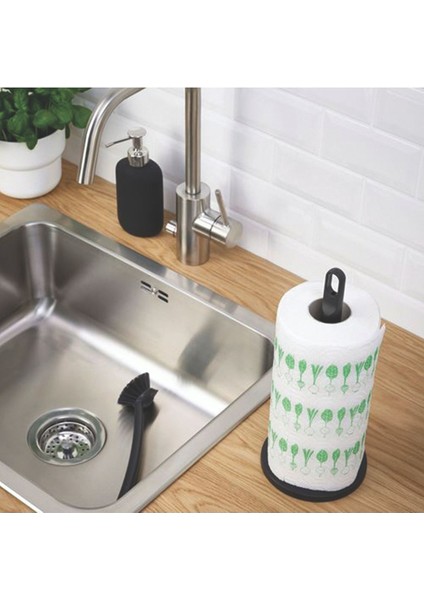 Elite Familj Kağıt Havluluk, Plastik Kağıt Havlu Standı, Antrasit, 30CM, 1 Adet