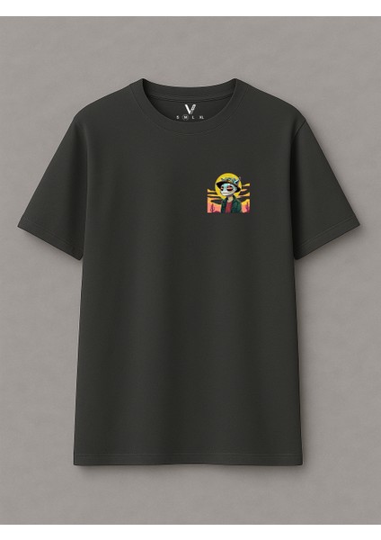 Unisex Frog 2 Baskılı Oversize T-Shirt