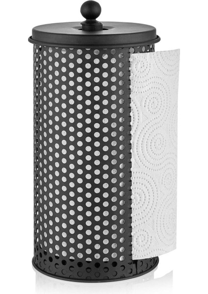 Elite Galvaniz 30X14 cm Havlu Peçetelik Standı Siyah GLV0619 1 Adet