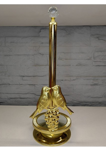 Elite Luxury Bırd Crystal Stone Paper Towel/napkın Holder Kuşlu Kristal Taşlı Kağıt Havluluk/peçetelik 1 Adet