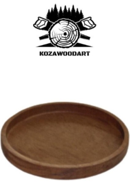 Elite Ahşap Fincan ve Bardak Altlığı Kahve Altı Oval Tekli 1 Adet