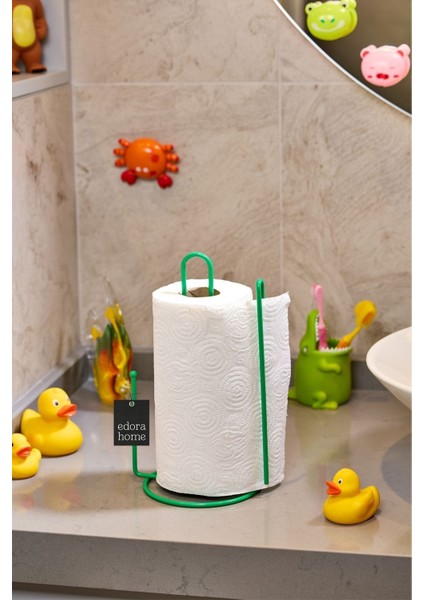 Elite Yılbaşı Yeşil Kağıt Ayraçlı Kağıt Rulo Havluluk 25 cm Peçetelik , Modern Ergonomik Tasarım - Metal P 1 Adet