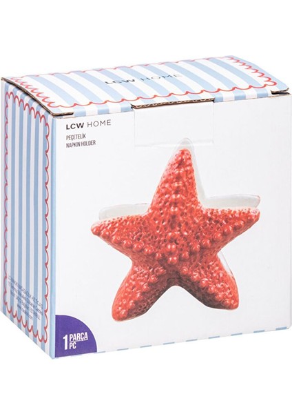 Elite Mercan Yıldız Figürlü Seramik Peçetelik 11 cm 1 Adet fırsatları