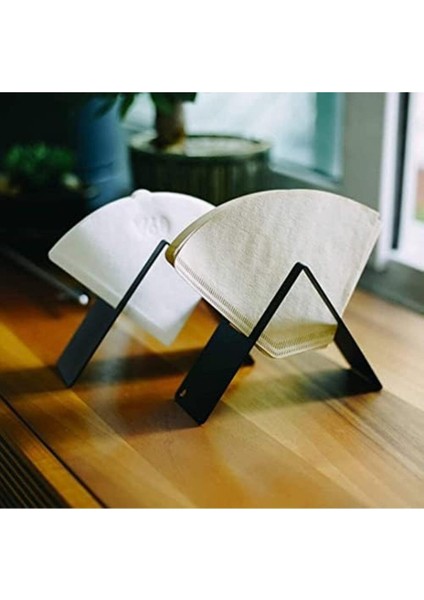 Elite Glpzr Filtre Kahve Kağıdı Tutucu Stand Aparatı Dekoratif Metal Peçetelik, Siyah Trendybuy 11091 1 Adet
