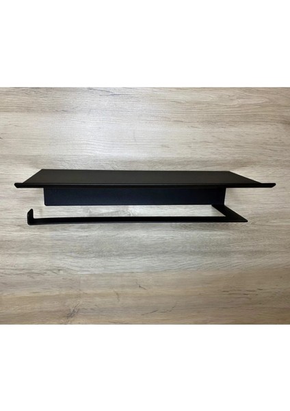 Elite Metal Mat Siyah Kağıt Rulo Havluluk, Peçetelik 1 Adet