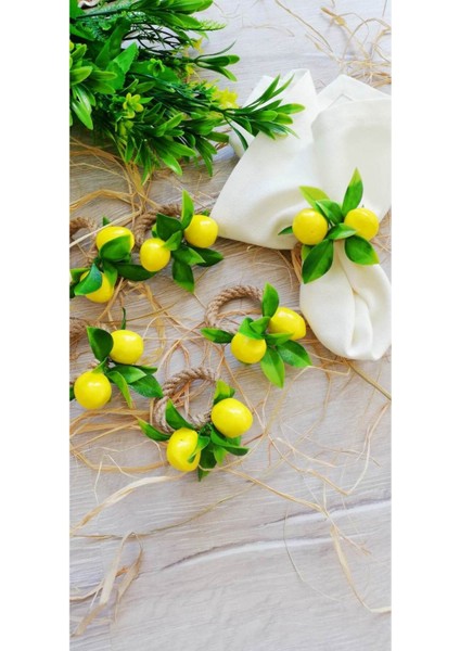 Elite Limon Meyve Peçete Yüzüğü (6 Adet ) 1 Adet