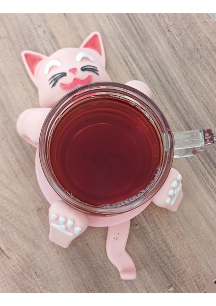 Elite Cat Bardak Fincan Tutacağı (Kedi Figürlü) 1 Adet