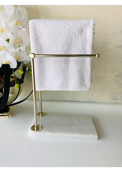 Elite Mermer Metal Banyo El Havluluk Beyazgümüş 1 Adet fırsatları