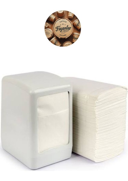 Elite Dispanser Dispenser Peçete Aparatı Masa Üstü Peçetelik Beyaz 1 Adet