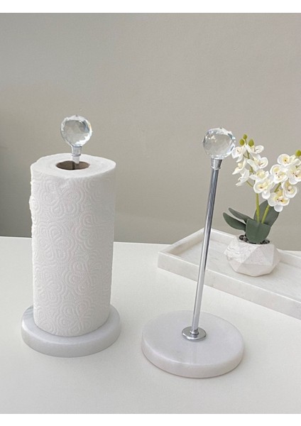 Elite Luxury Minimalist Mermer Kağıt Havluluk Peçetelik 1 Adet