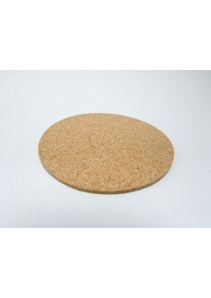 Elite Bardak Altlığı Mantar Yuvarlak Ince 6 Adet (Çap 9cm)(Kalınlık 3mm) 1 Adet