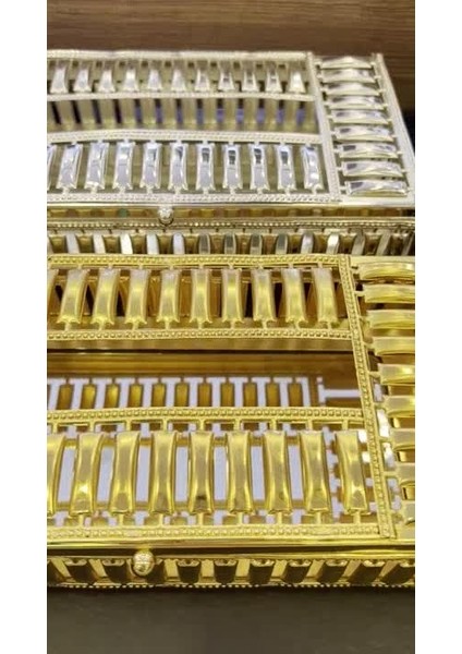 Elite Home Hürrem Aynalı Metal Z Peçete Kutusu Gümüş Rengi 24X12X8 cm 1 Adet fiyatları