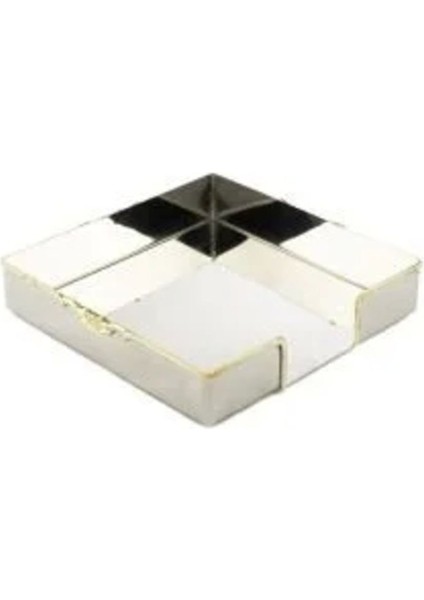 Elite Mikas Moor Gold Gümüş Peçetelik 21X21X5CM 1 Adet